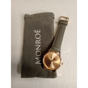 MONROE By Moestro Classique Collection Watch Genuine Leather Band-